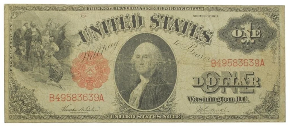 VG Series 1917 $1 Note