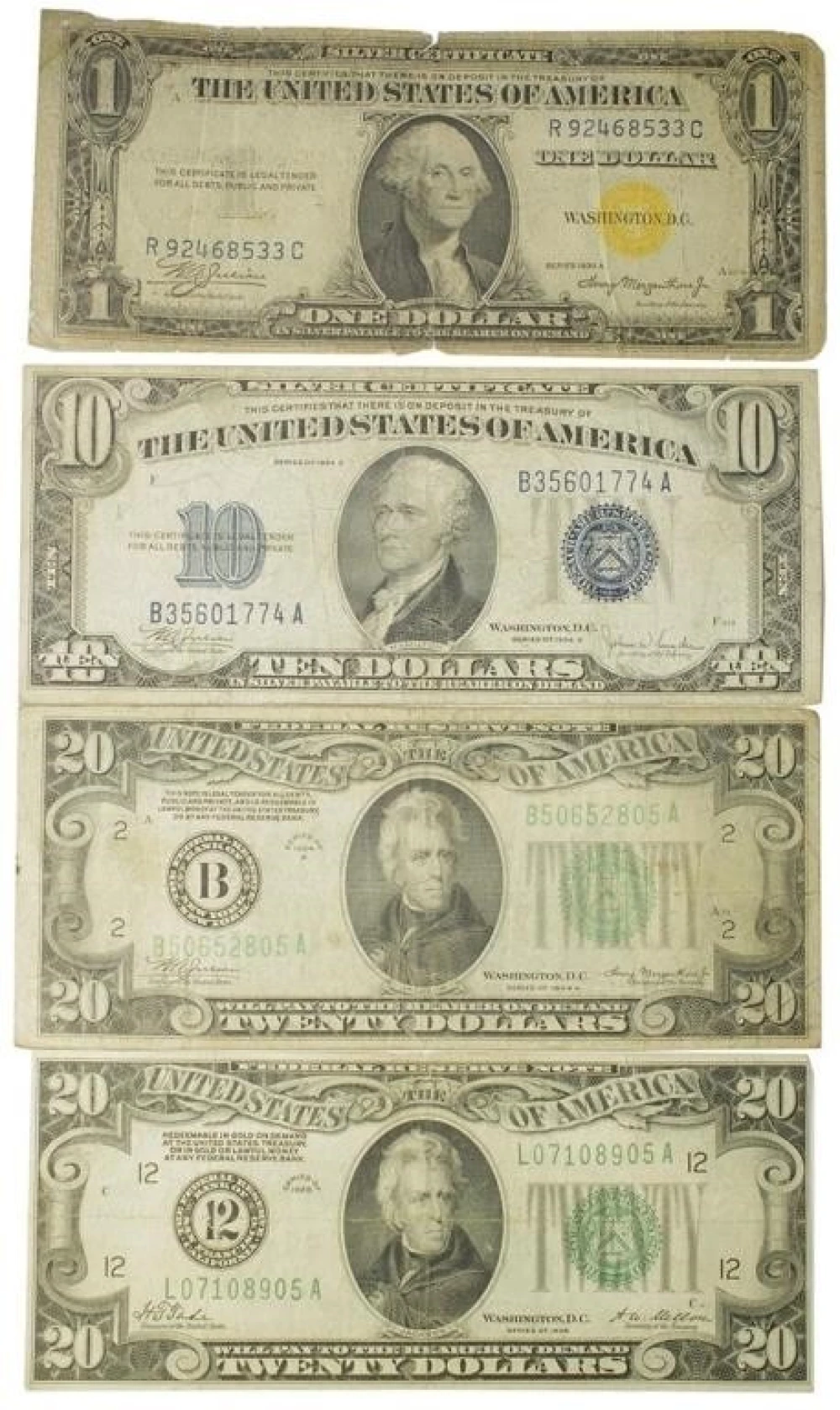 Cull to Average Circulated Type Notes