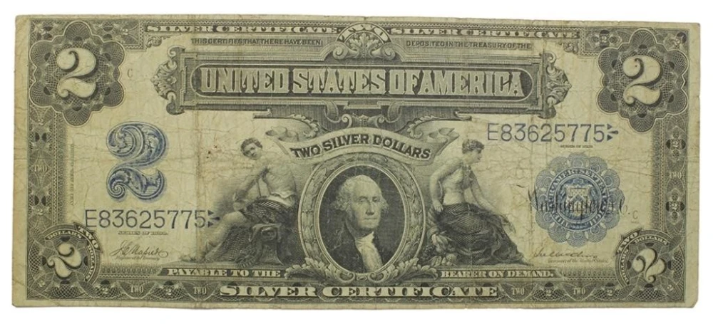 Fine Series 1899 Washington and Muses $2