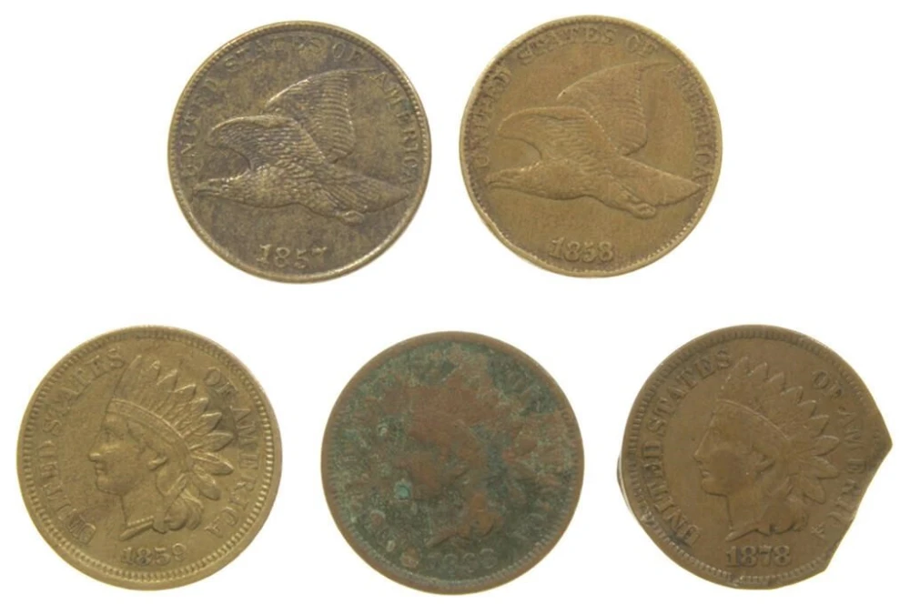 Flying Eagle and Indian Cent Quintet