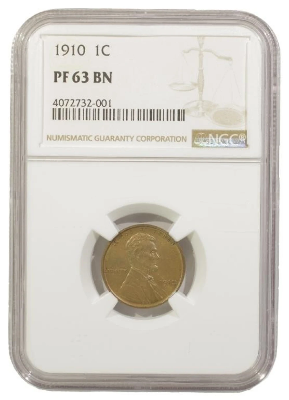 Choice Proof 1910 Lincoln Cent