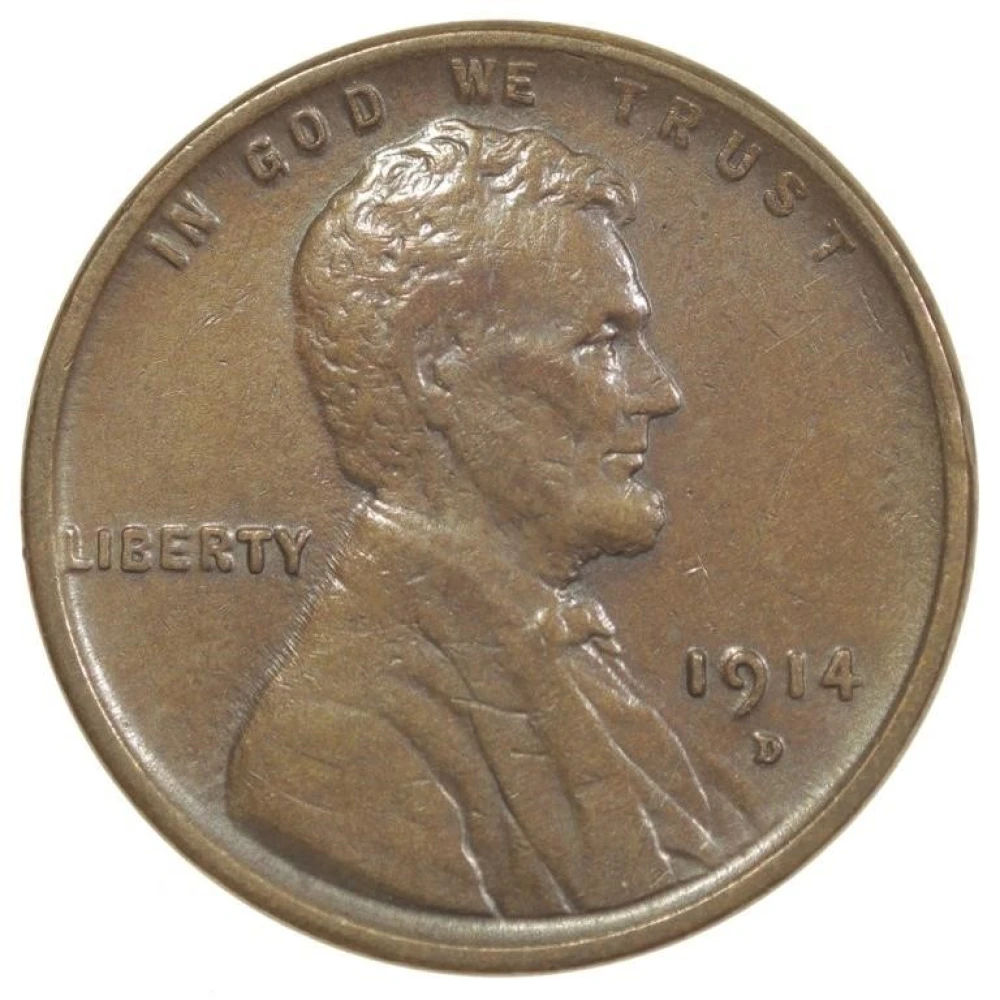 EF 1914-D Cent