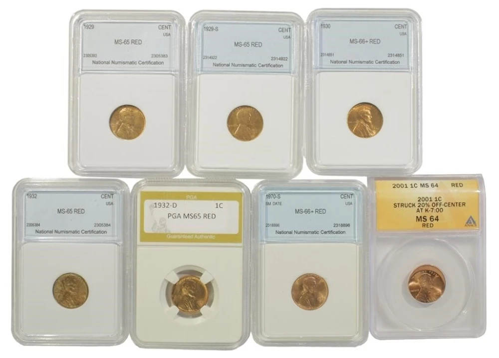 Certified Lincoln Cent Selection