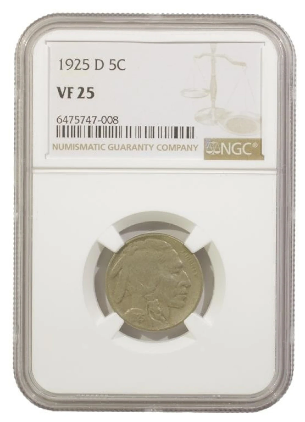 1925-D Buffalo Nickel