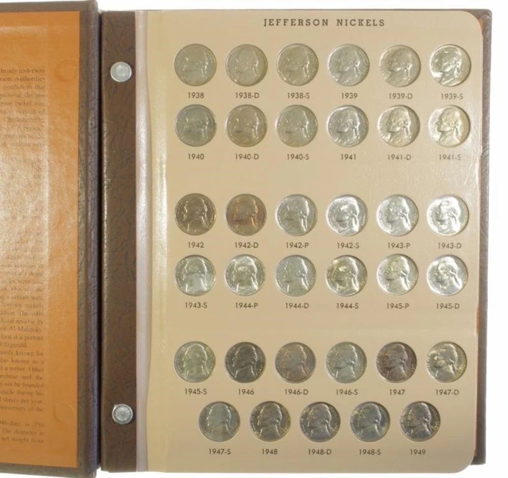Complete Set 1938-2005 Jefferson Nickels
