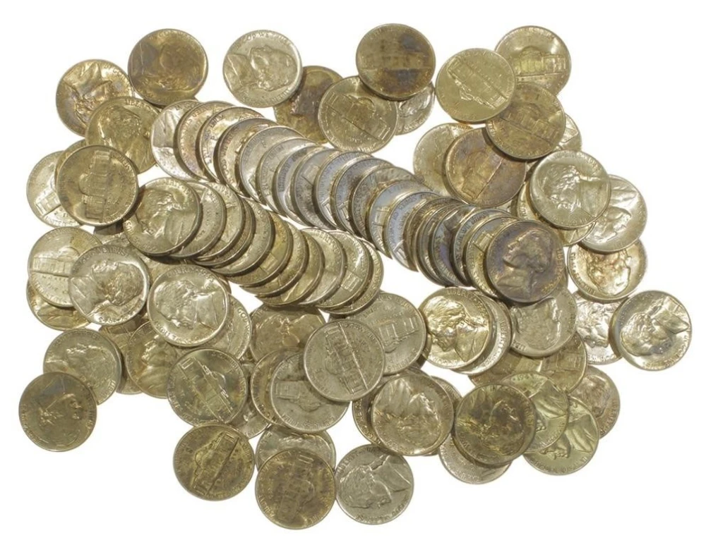 Hoard of EF to AU War Nickels