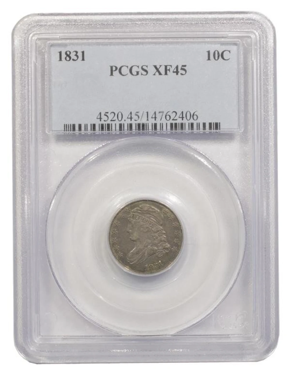 Choice EF 1831 Dime