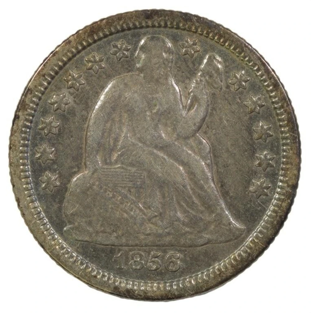 Toned EF 1856-O Dime