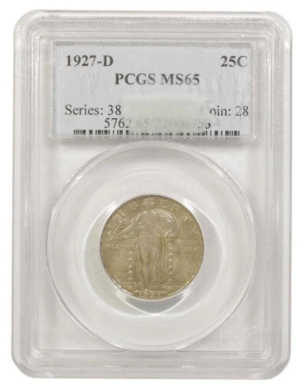 Gem Unc Semi-Key 1927-D Quarter