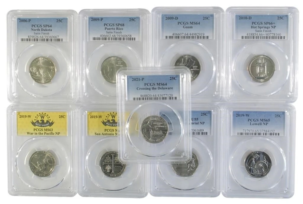 PCGS Certified Washington Quarters