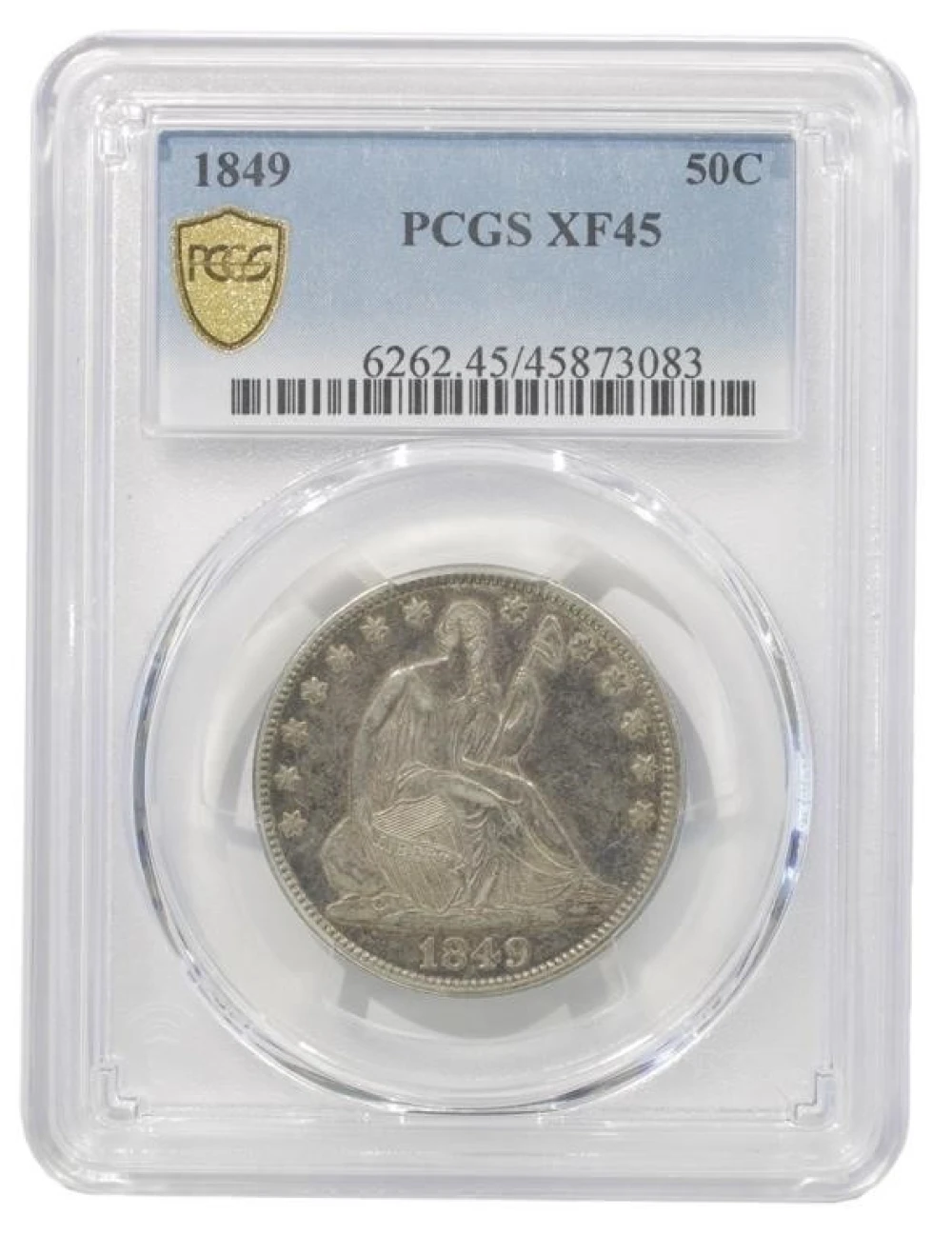 Choice EF 1849 Half Dollar