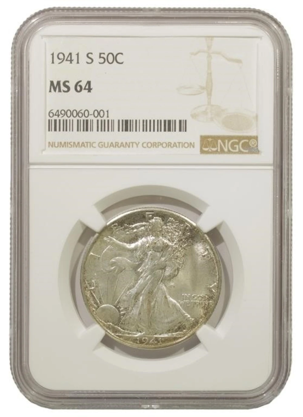 Very Choice Unc 1941-S Half Dollar