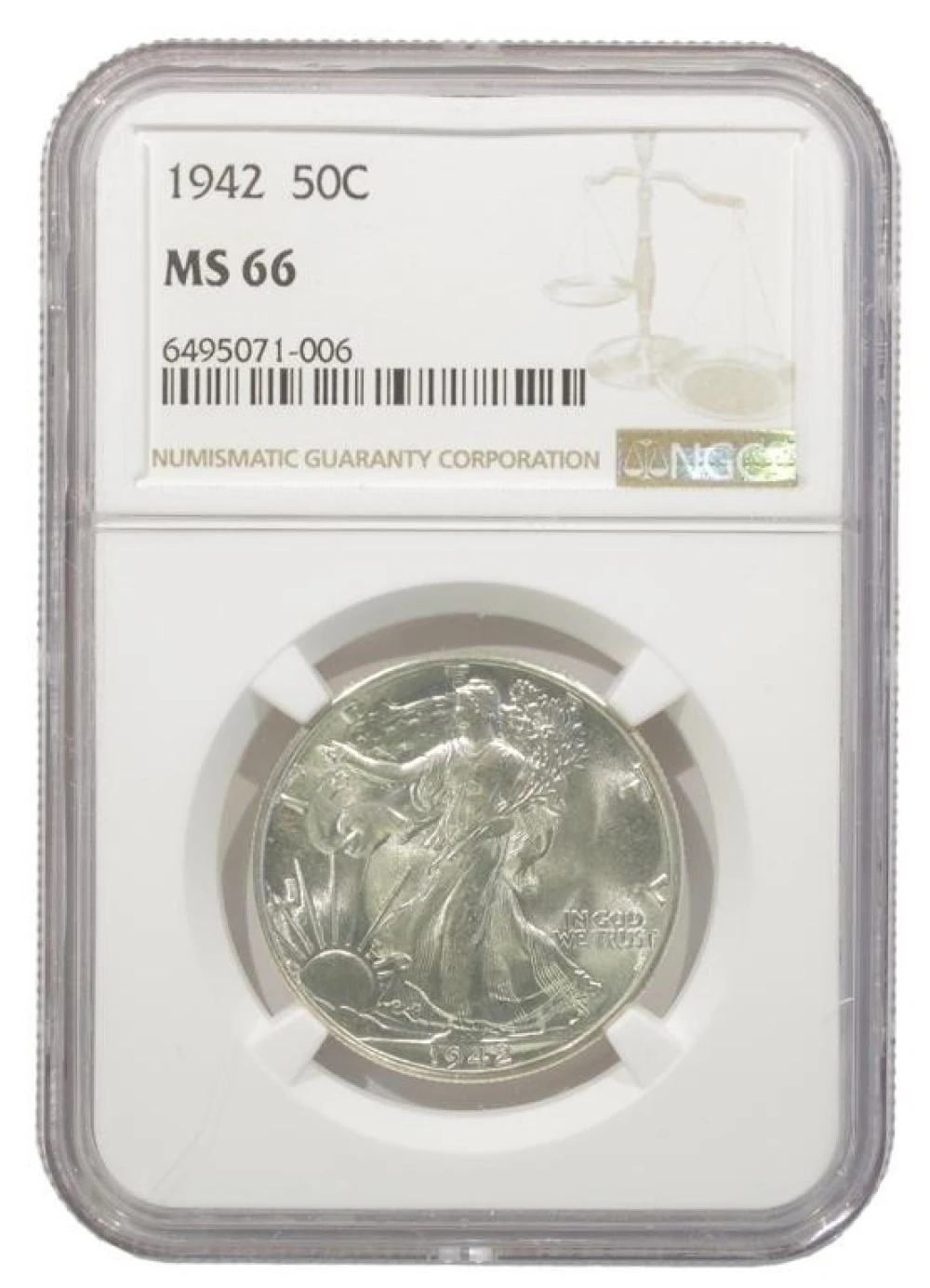 Splendid Gem Unc 1942 Walker