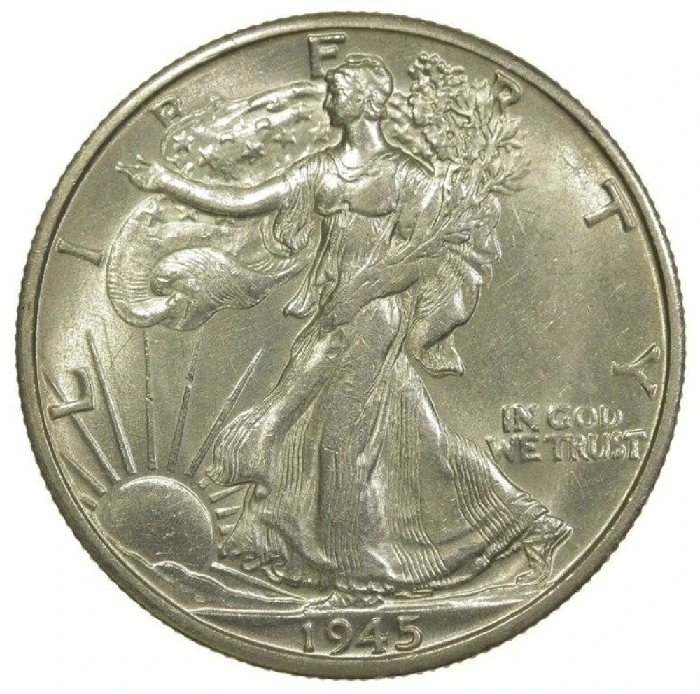 Mint State 1945-D Half Dollar