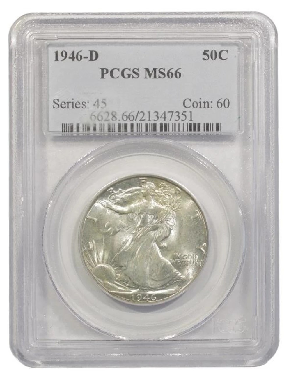 Splendid Gem Unc 1946-D Half Dollar