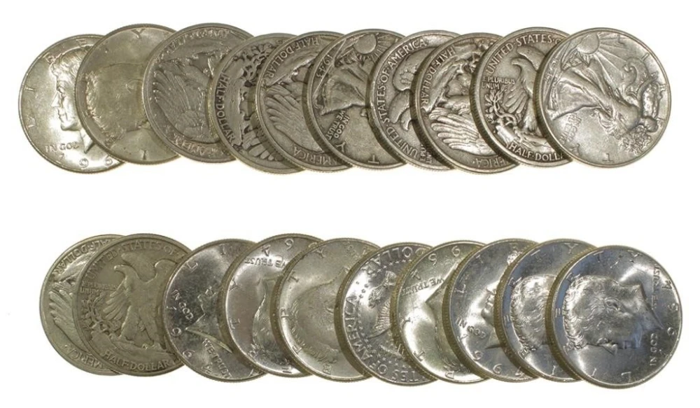 90% Silver Half Dollar Roll