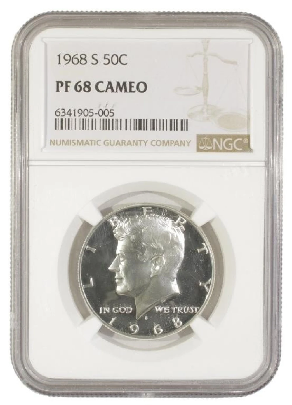 Superb Cameo Proof 1968-S Half Dollar