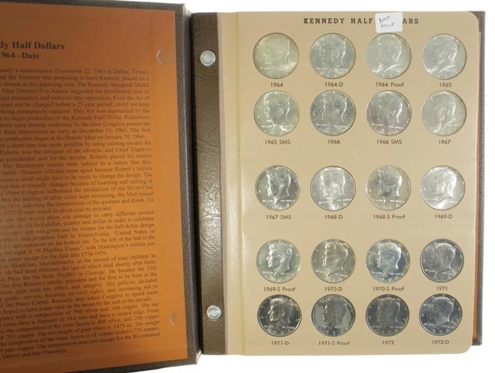 Kennedy Half Dollar Set 1964-2007