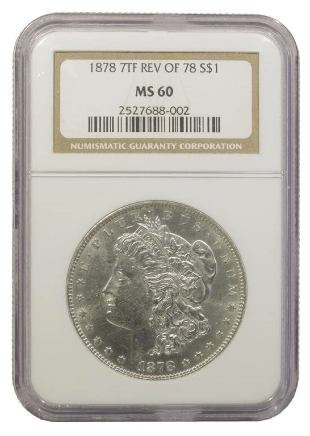 Unc 1878 7 TF Morgan Dollar