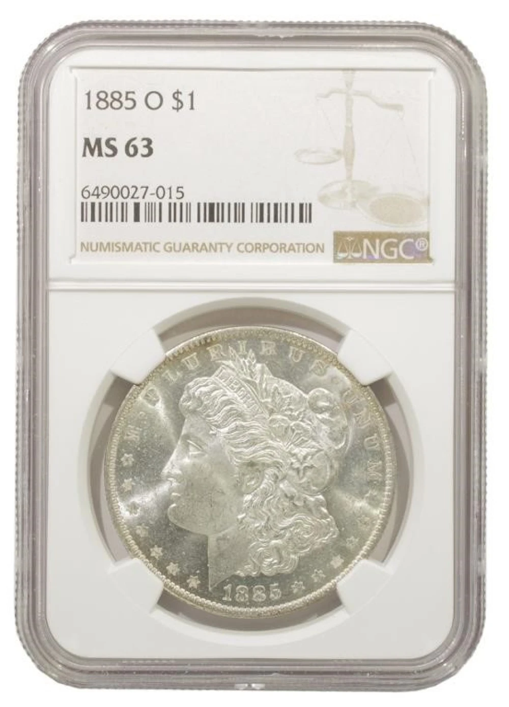 Choice Mint State 1885-O Morgan Dollar