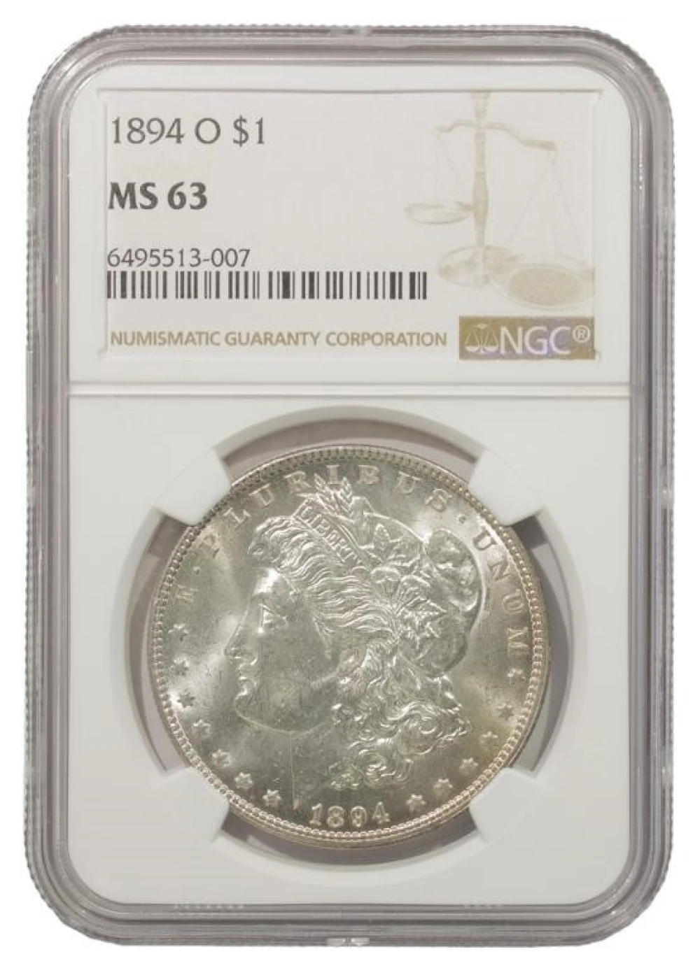 Choice Uncirculated 1894-O Morgan Dollar