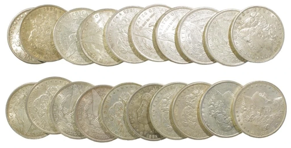 Roll Of EF/AU Morgan Dollars