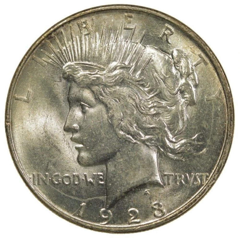 Unc 1923-D Peace Dollar