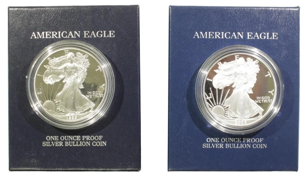 Proof Silver Eagle Pair