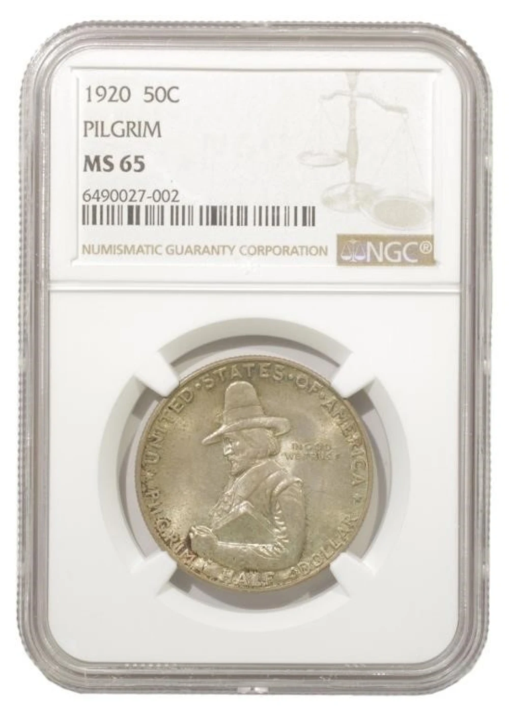 Gem Unc 1920 Pilgrim Half Dollar