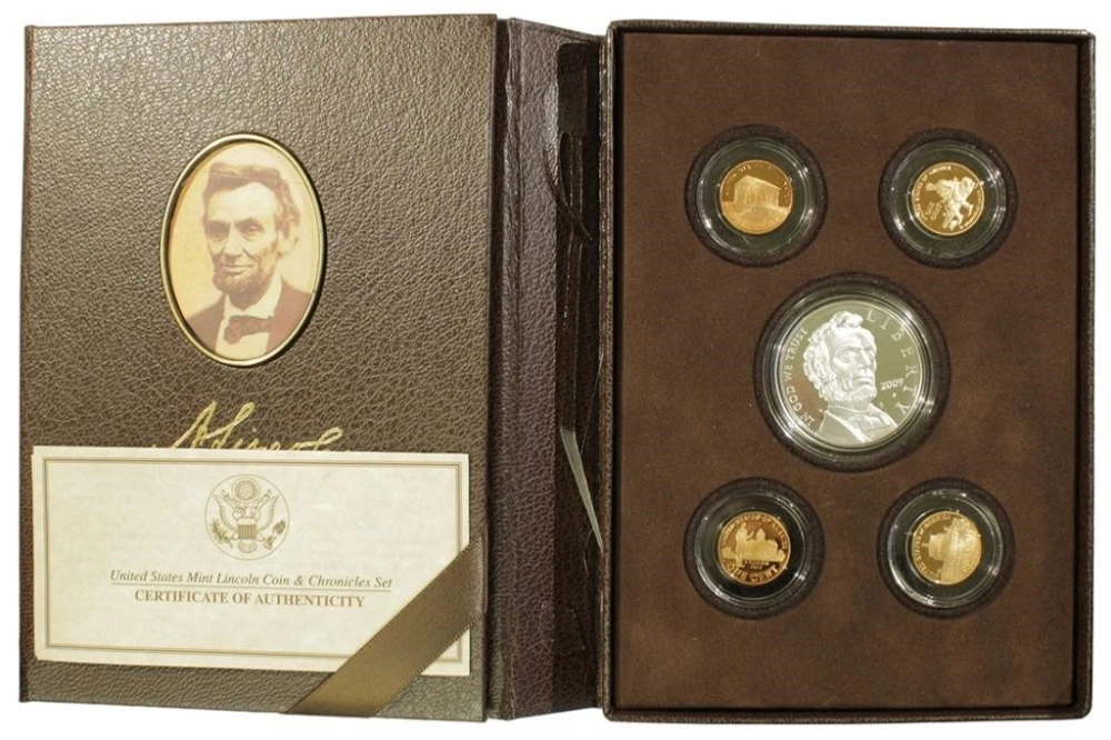 2009 Abraham Lincoln Coin and Chronicles Set