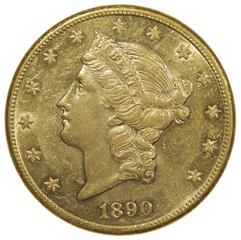 Very Choice AU 1890-CC Gold $20
