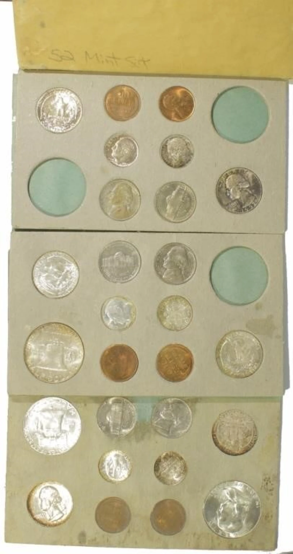 Mostly Choice 1952 Partial Mint Set