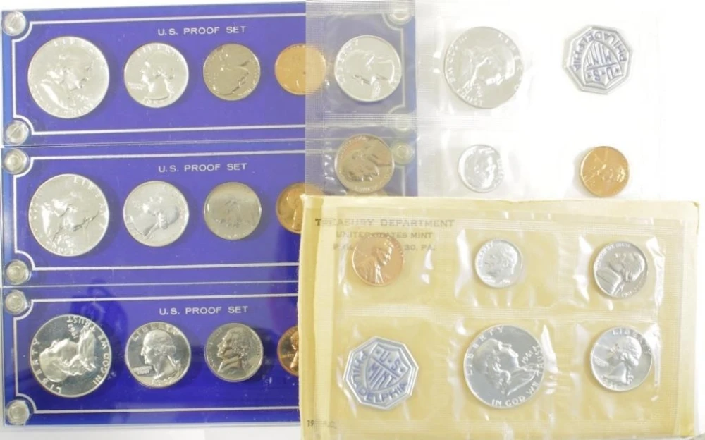 1950's and 60's Proof Set Group