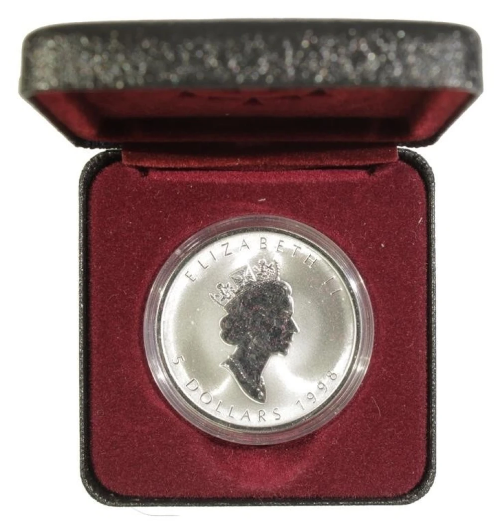1998 Reverse Proof Maple Leaf