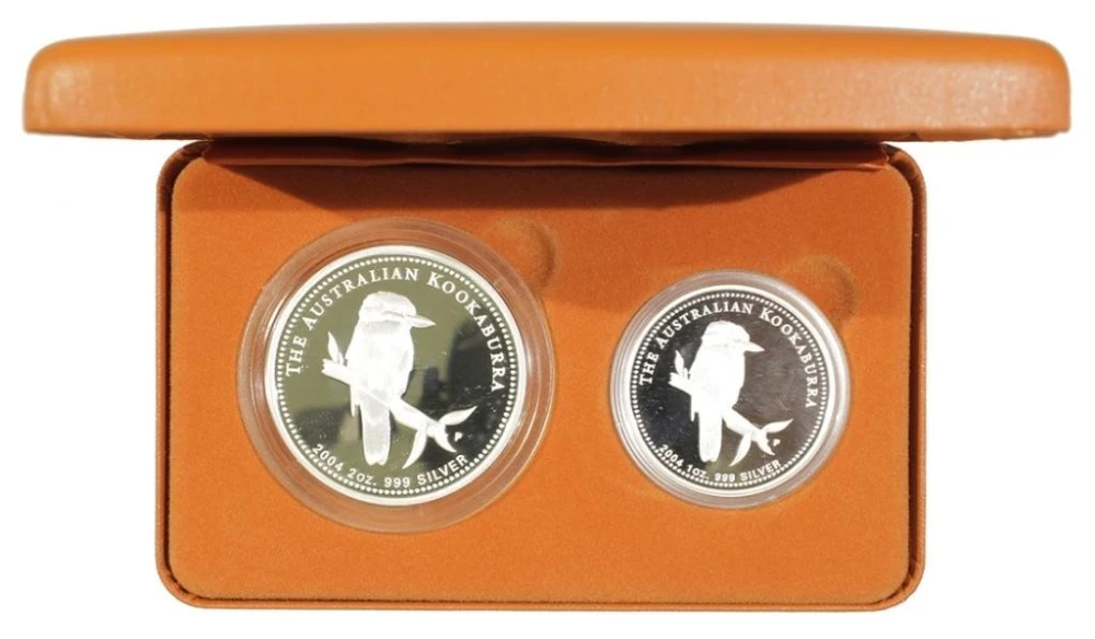 2004 Australia 2 Coin Silver Proof Set