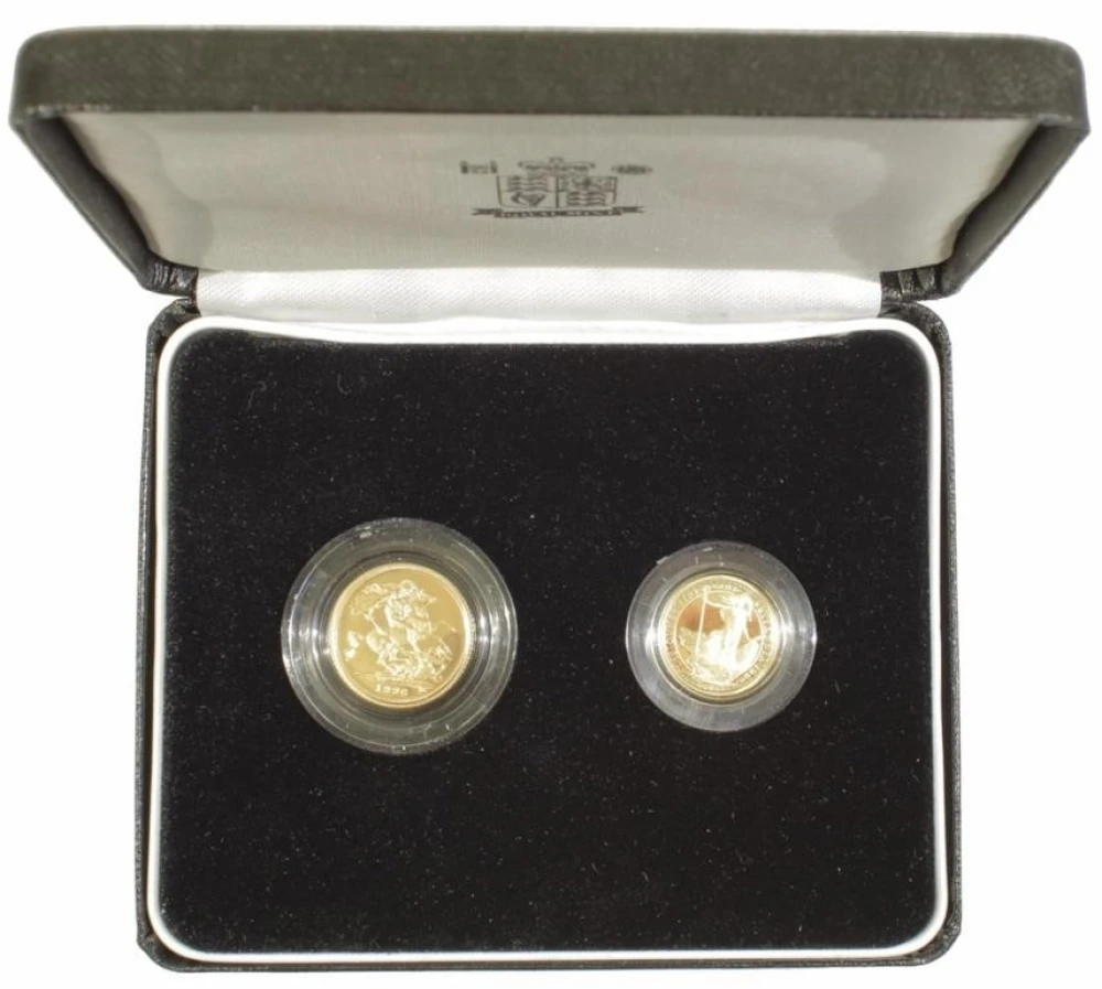 Great Britain. 1996 Gold Two-Piece Proof Set