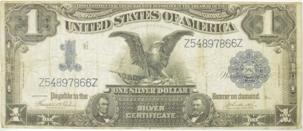 Fine Series 1899 Black Eagle $1