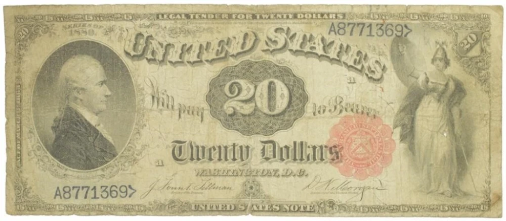 Series of 1880 Legal Tender $20