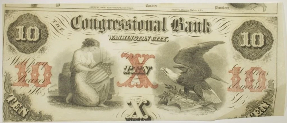 Scarce AU Washington, D.C. $10