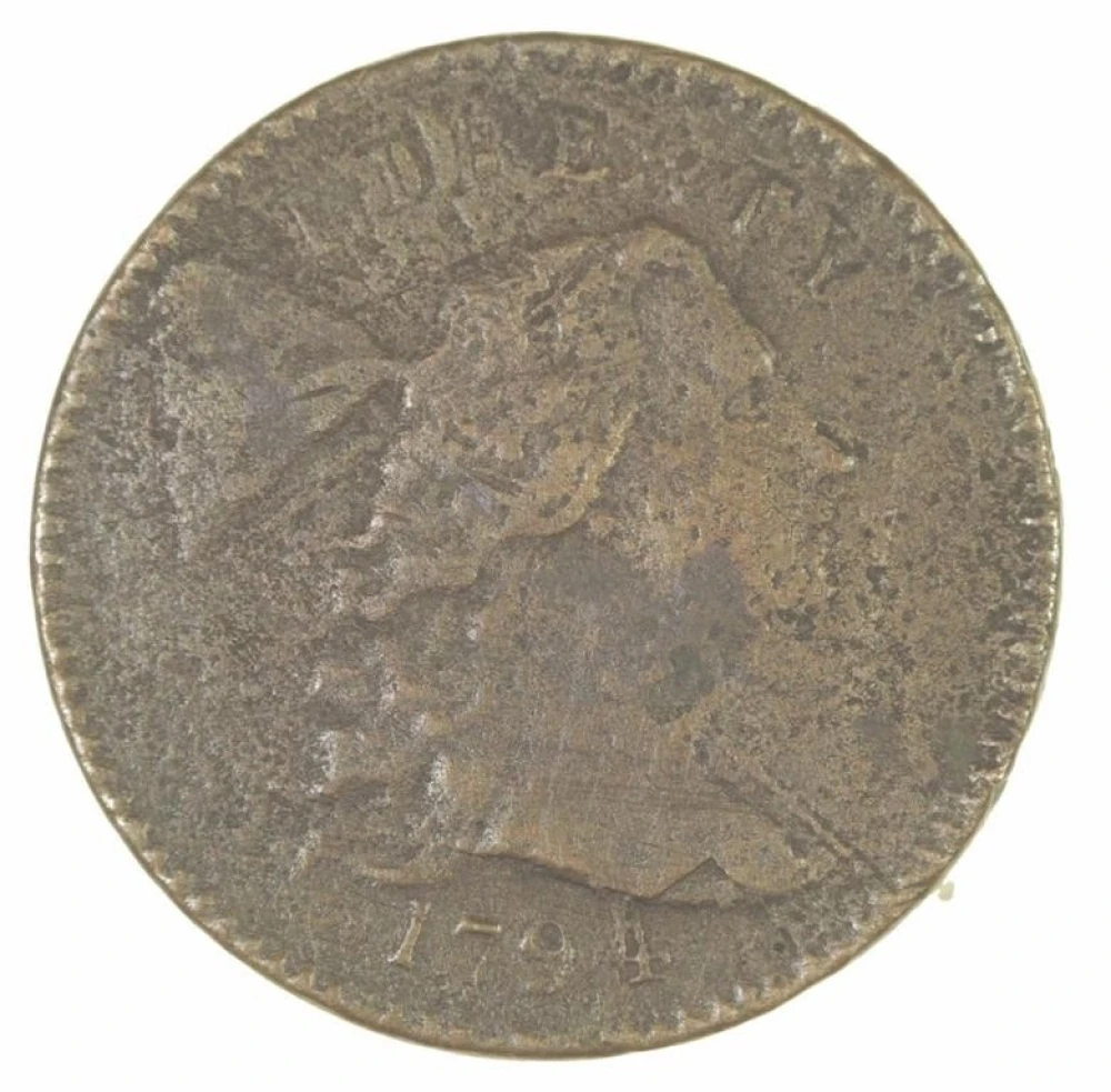 VF Details 1794 Large Cent