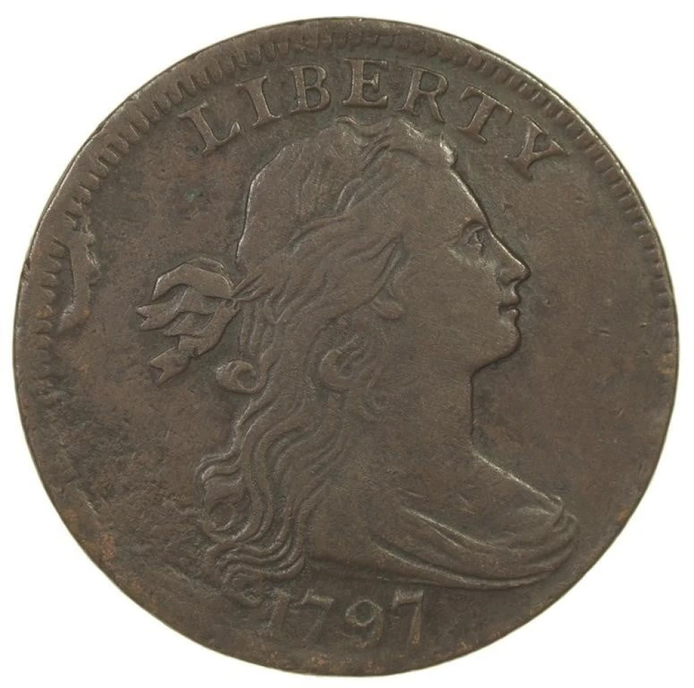 VF 1797 Large Cent