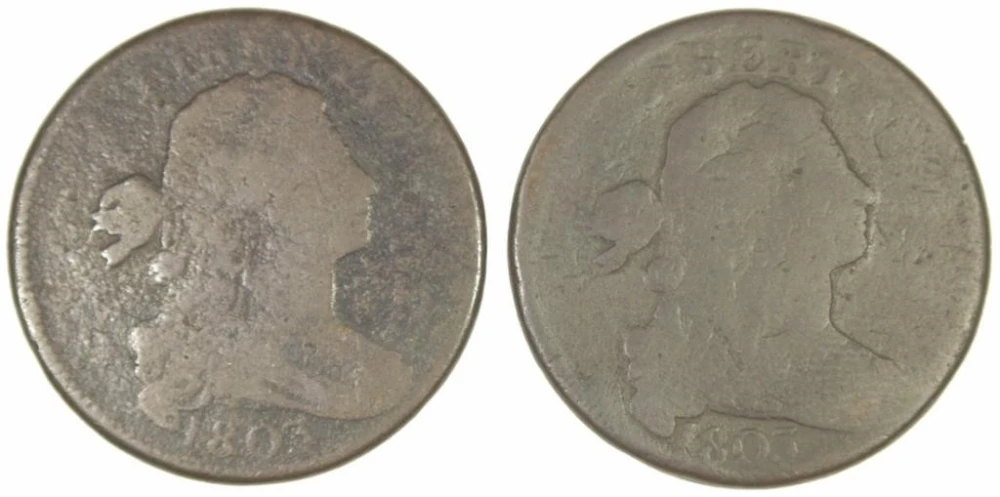 1803 Large Cent Pair
