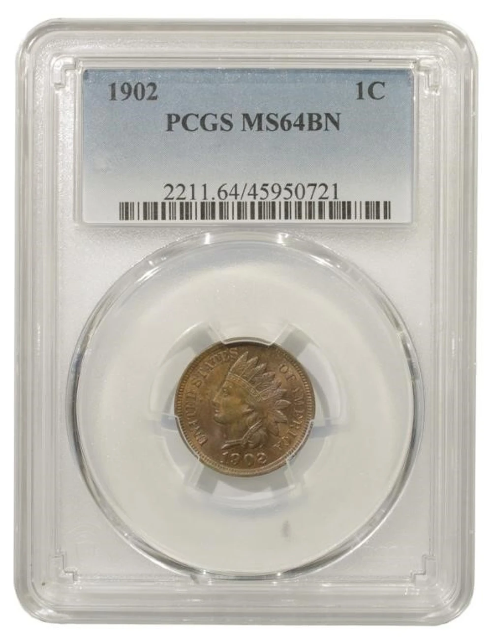 Very Choice BN Unc 1902 Cent