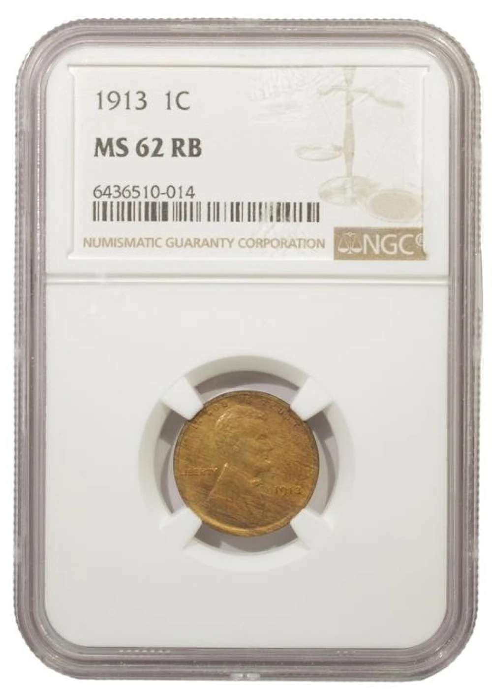 Select RB Unc 1913 Cent