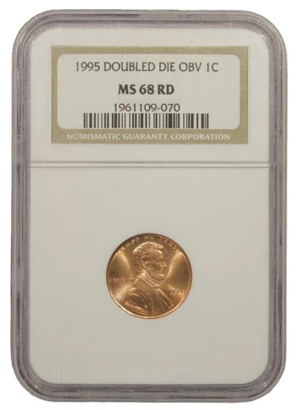 Splendid RD Gem 1995 Double Die Cent