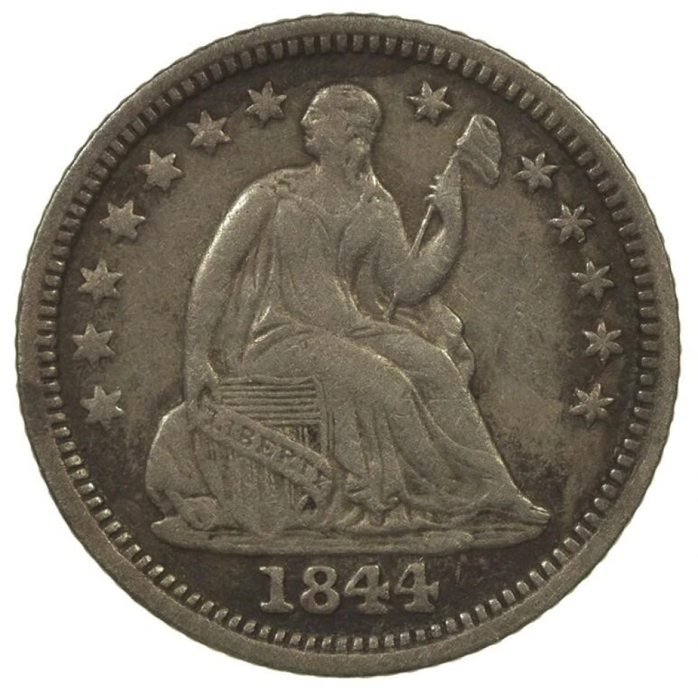 EF 1844-O Half Dime