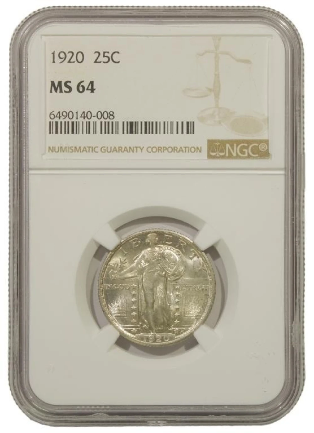 Very Choice Unc 1920 Quarter