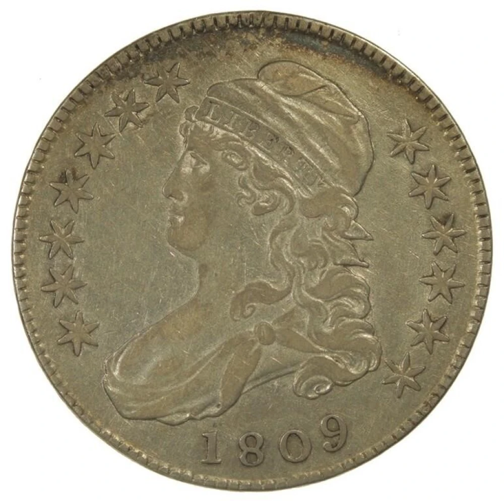 EF 1809 Half Dollar
