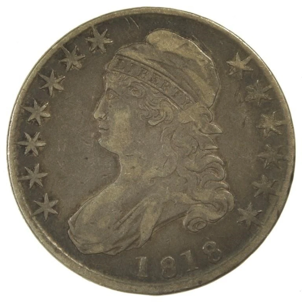 Choice VF 1818 Half Dollar