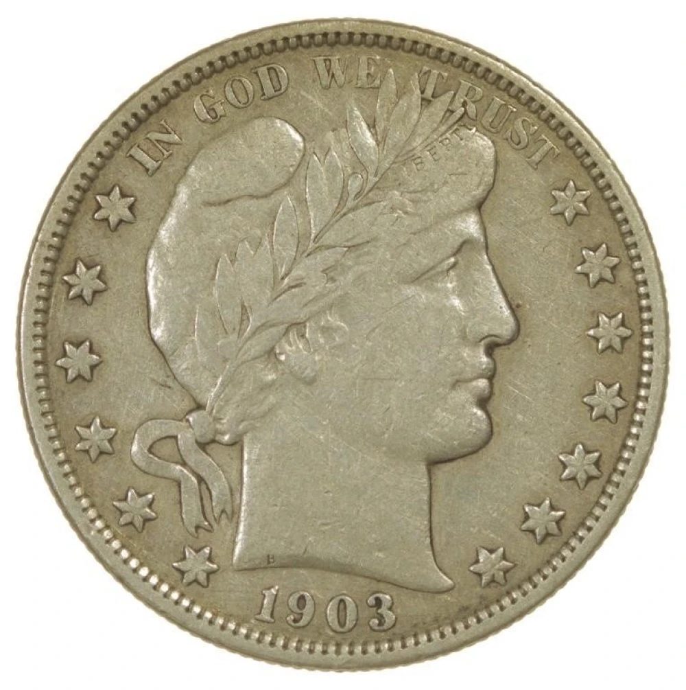 VF 1903 Barber Half Dollar